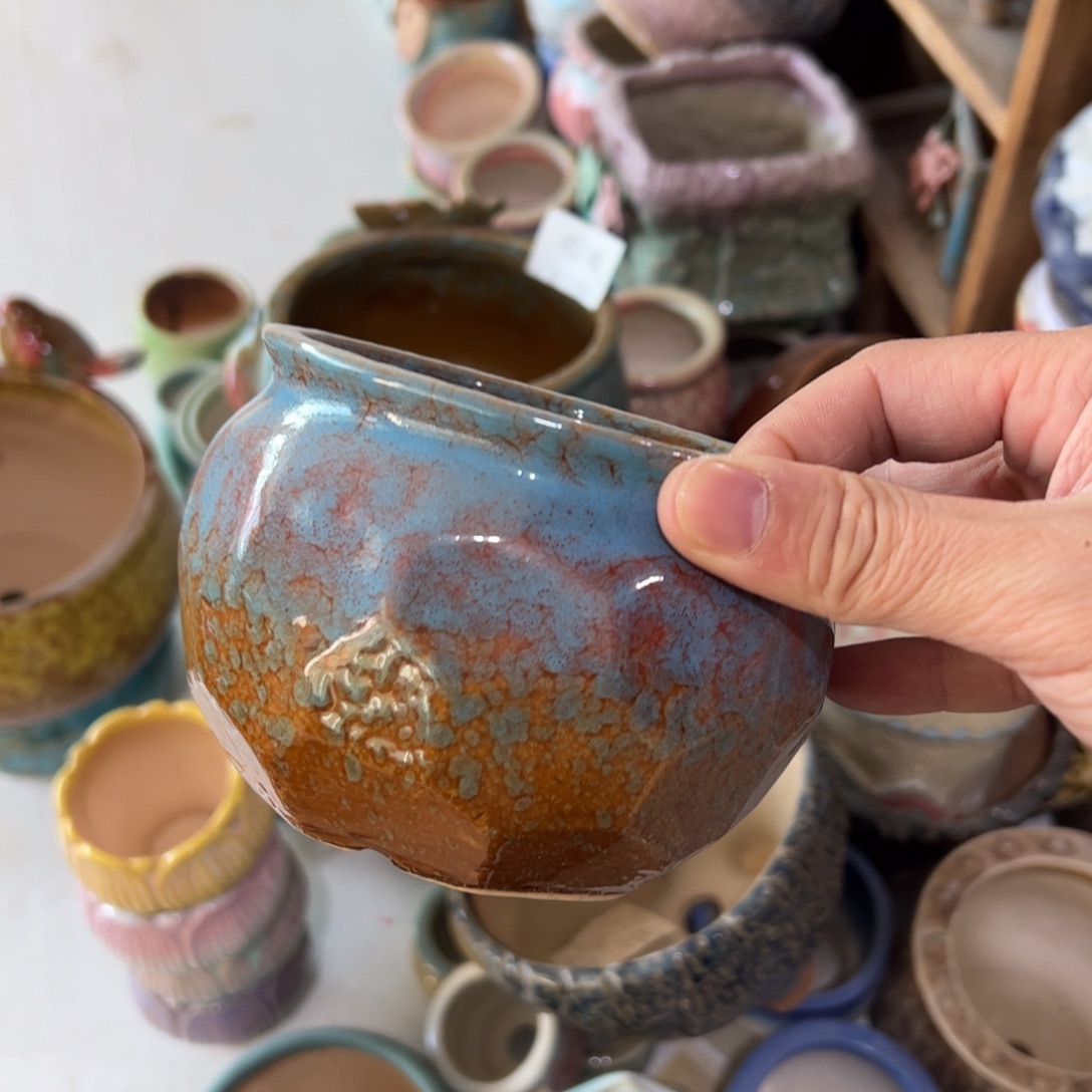 陶瓷多肉小花盆@@316