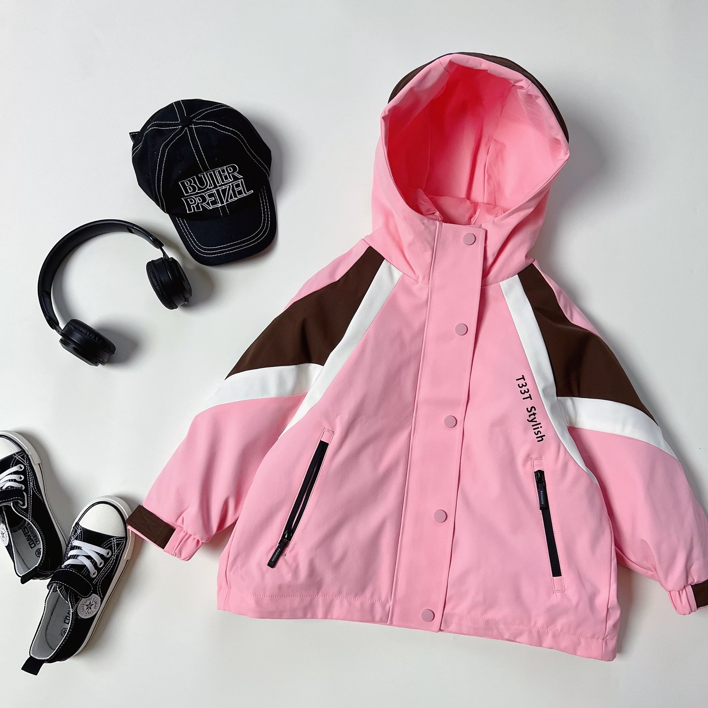 商场撤柜～现货在5防冲锋衣90绒羽绒服青少年三穿羽绒服7409