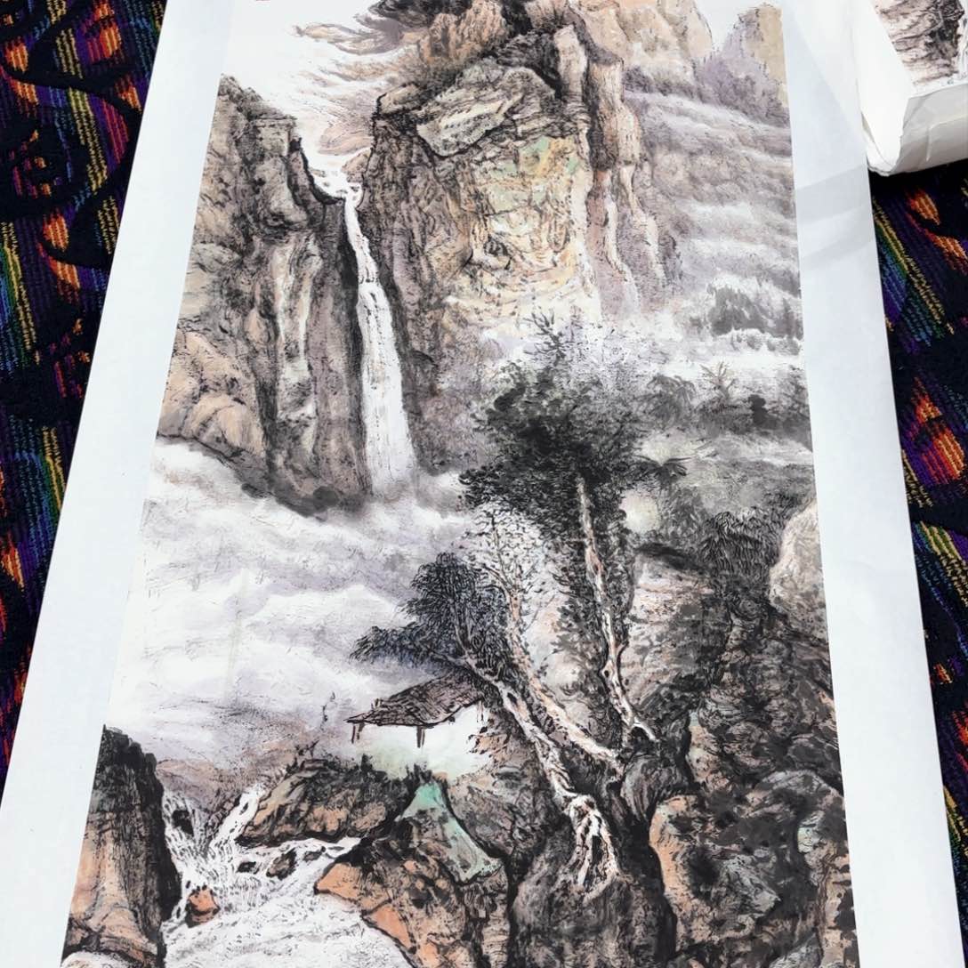 国画Y****l李京霖180/70山水马