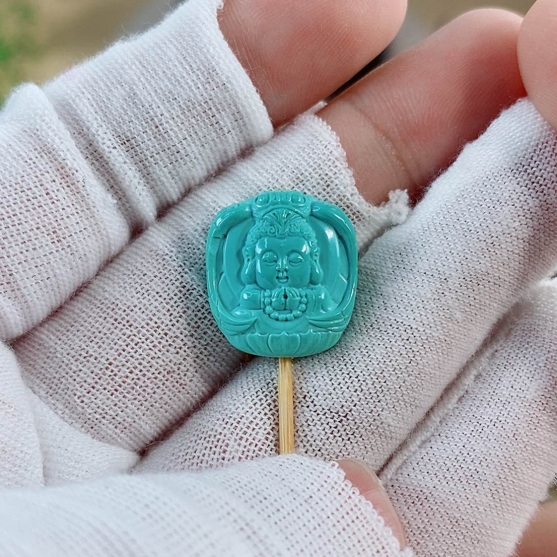 绿松石珠宝奇石未镶嵌