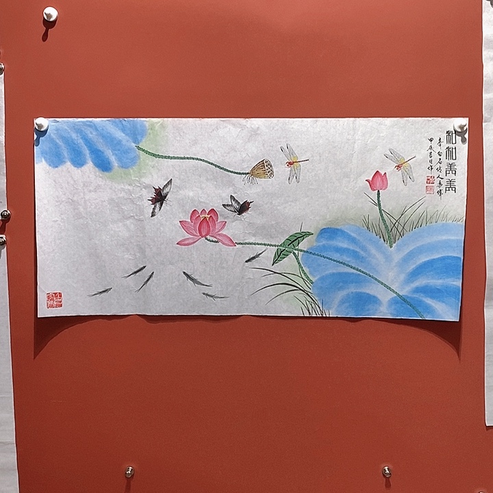 国画冯伟老师手绘国画作品音浩