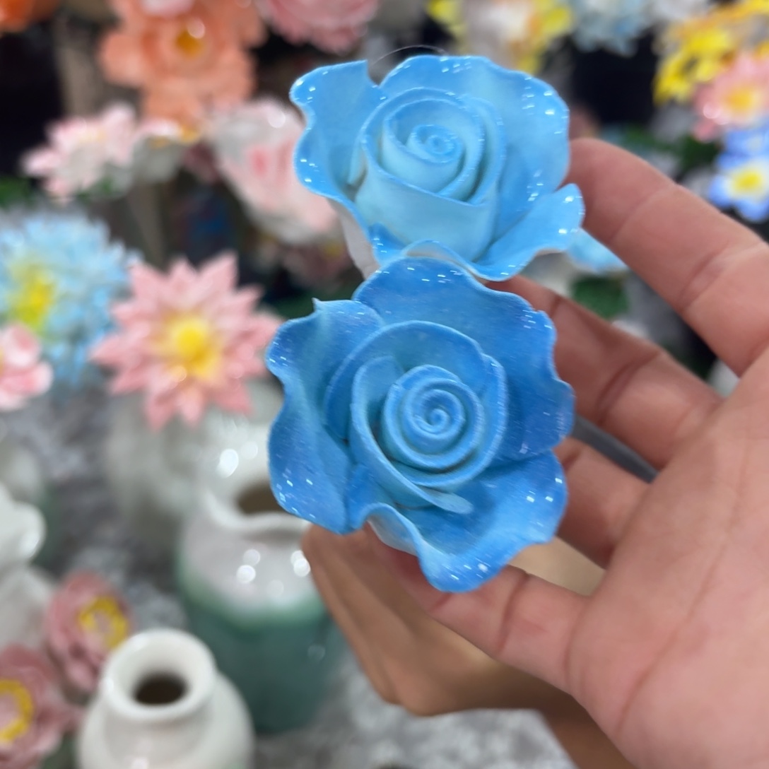 陶瓷花拍满20元发货，随意退款的拉黑