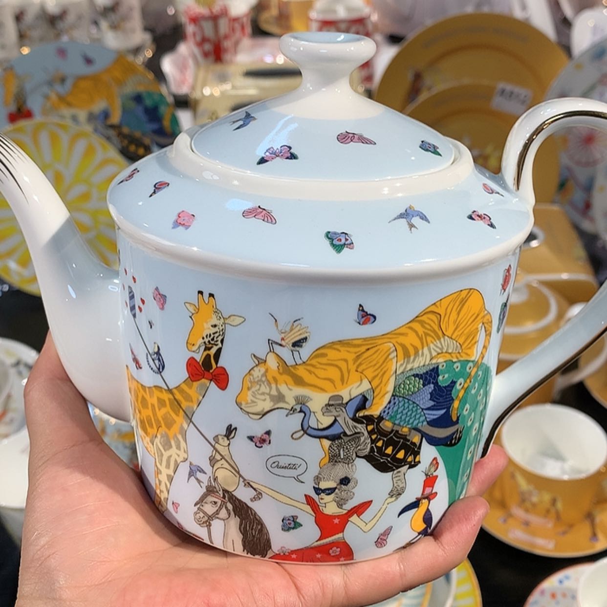 【闪购商品】瓷片咖啡壶