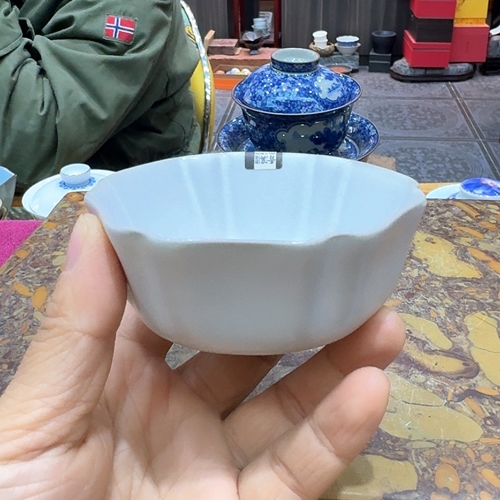 元本道汝瓷杯一哈。。。品茗