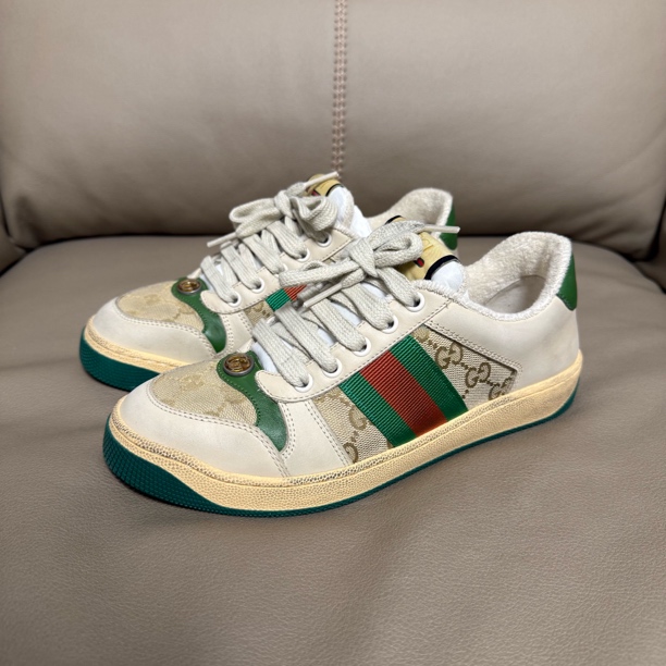 99新 GUCCI/古驰 36.5码/99/gucci做旧款脏脏鞋