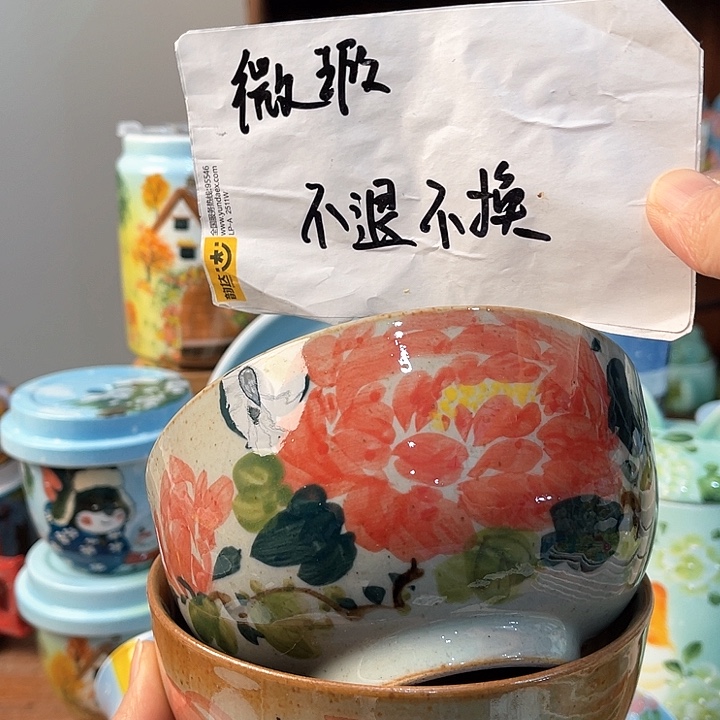 陶景德镇釉下手绘陶瓷 