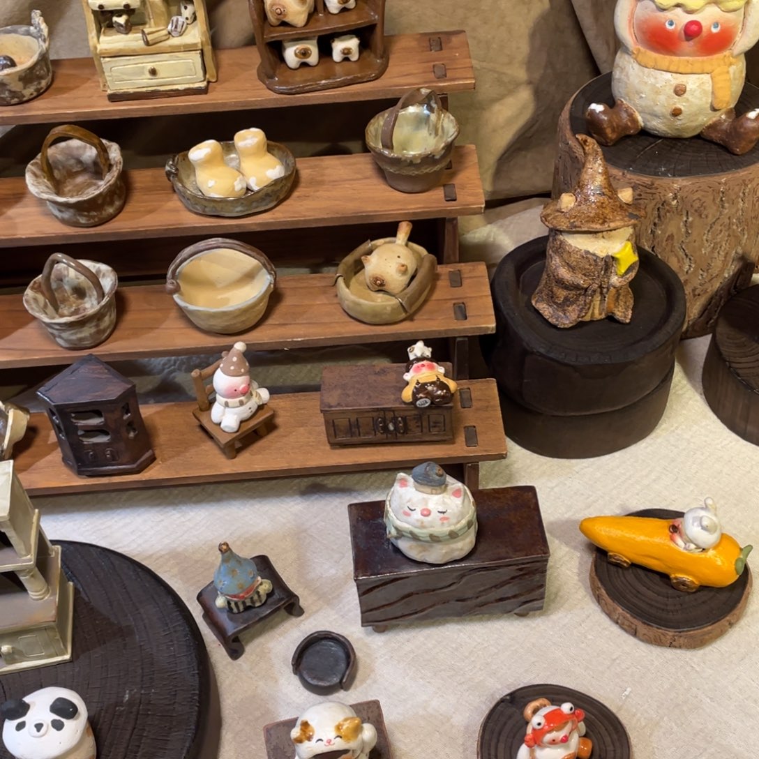 景德镇集市摊位红