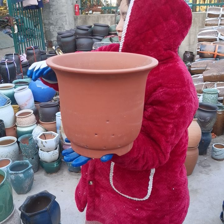 红陶口30高25瑕疵