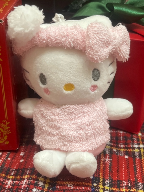 桃姐专拍浴巾kitty挂件