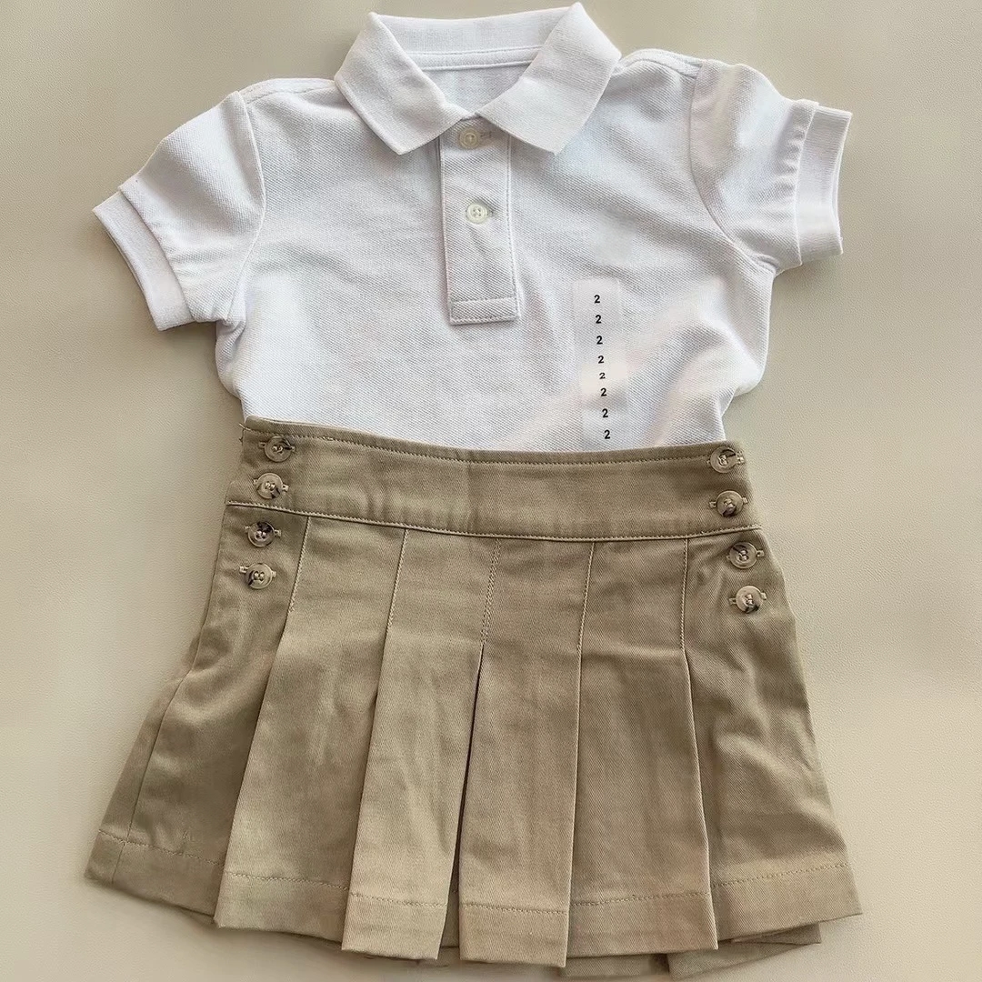 女童中大童百褶裙 百搭有型