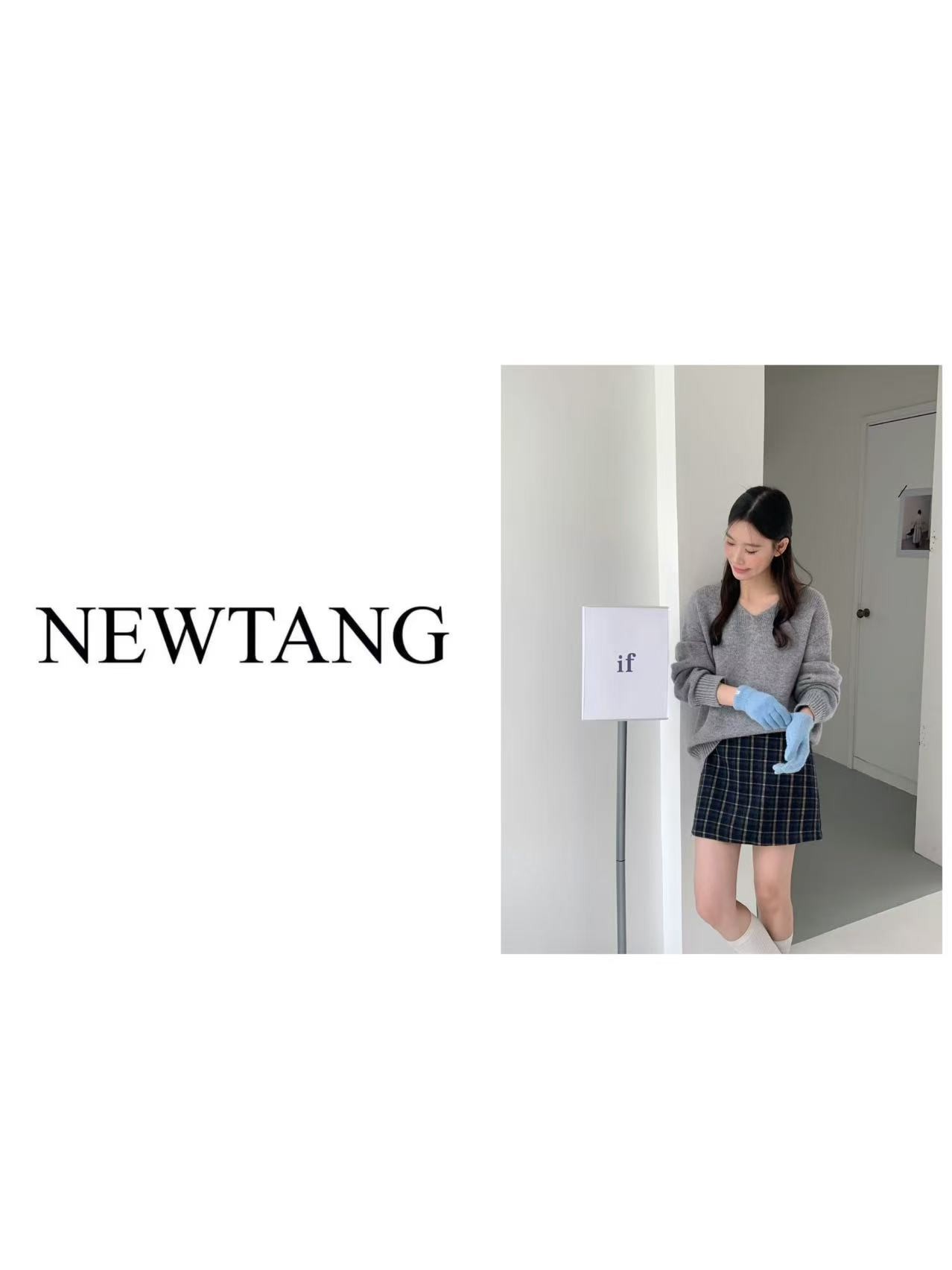 【V领】381(含羊毛)时尚针织衫女V领宽松慵懒风 灰