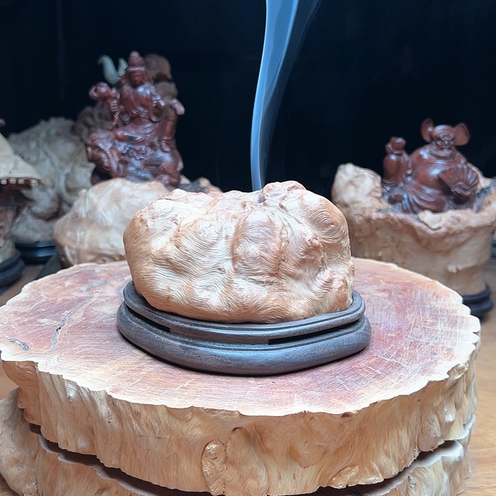 荔枝木兰**士荔枝木随型香炉