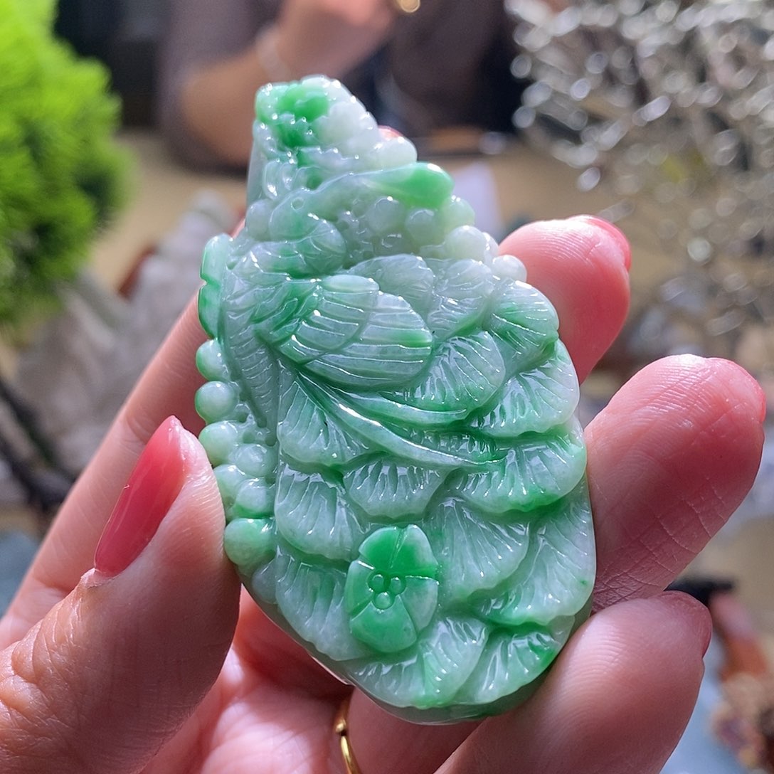 【闪购商品】翡翠颈饰未镶嵌凤凰