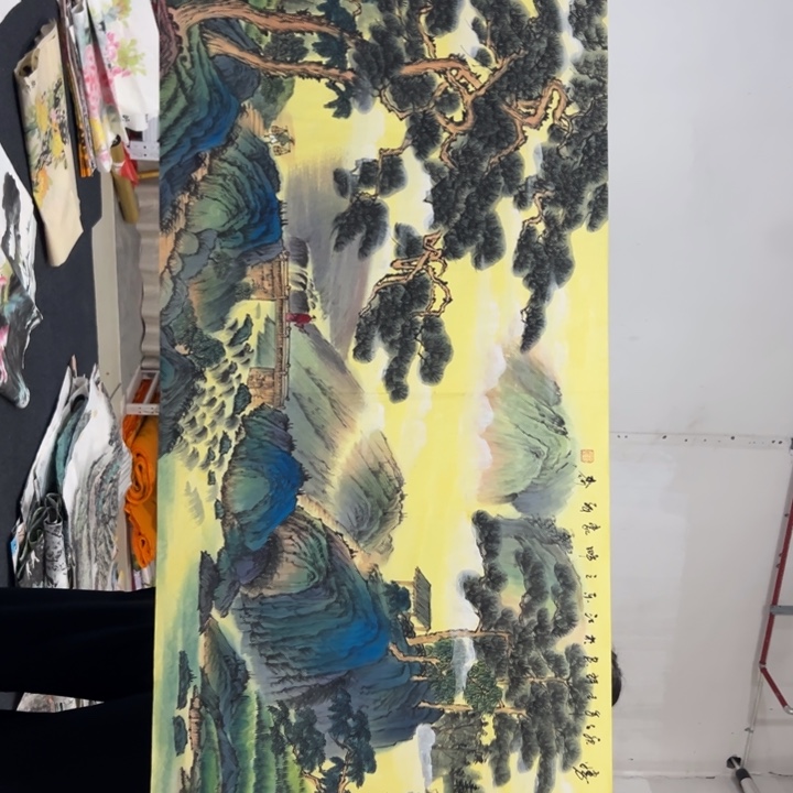 尚谷县商贸 画心一张