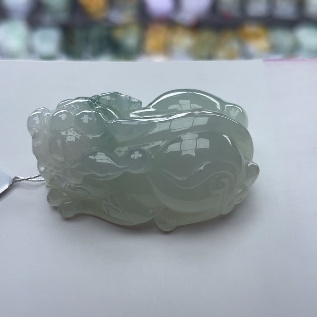 翡翠颈饰未镶嵌貔貅