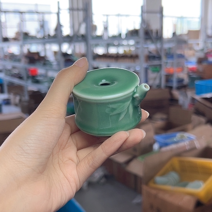 龙泉云间青瓷小米茶器