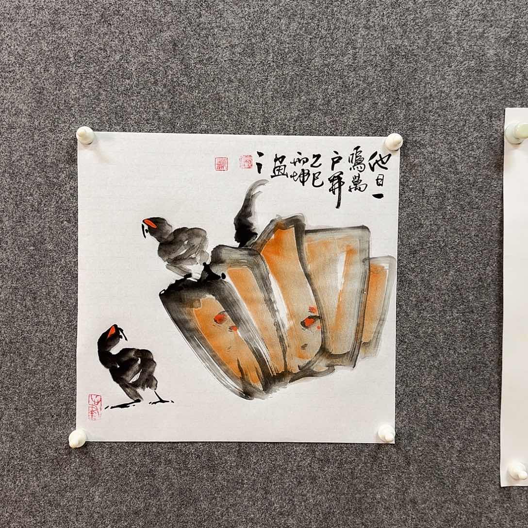 国画邢坤老师手绘作品