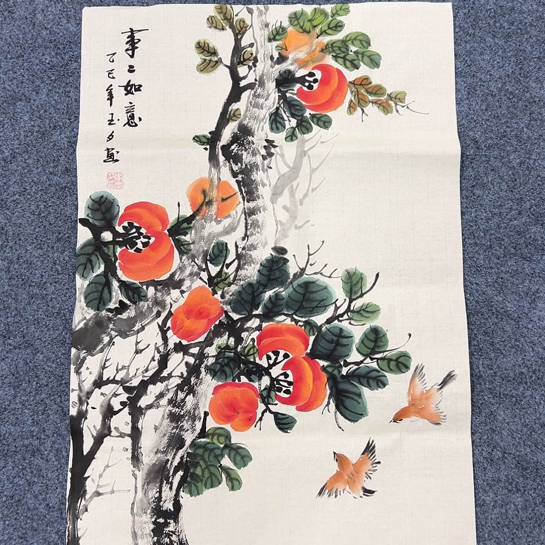 国画国画作品纯手绘作品