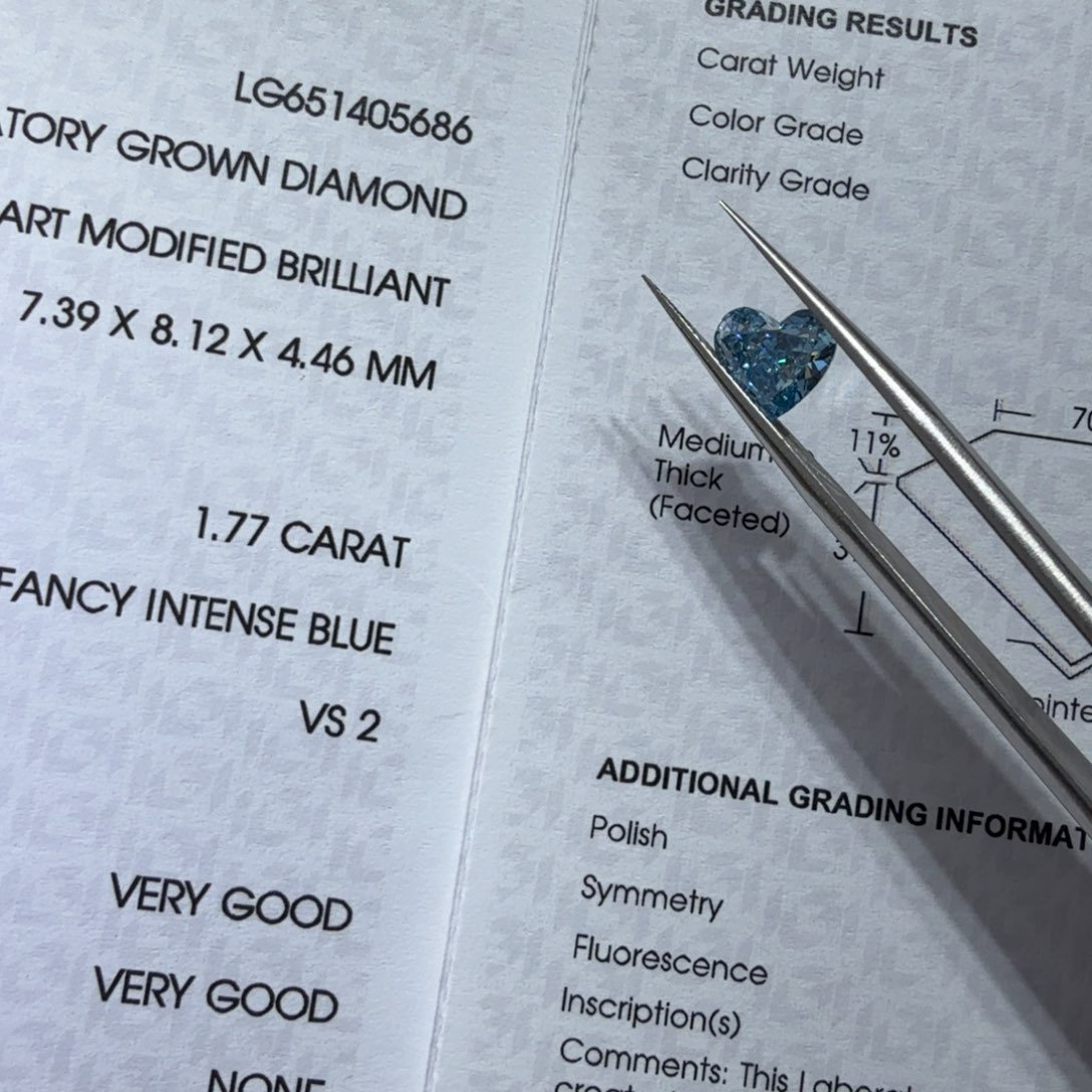 合成钻石裸石未镶嵌