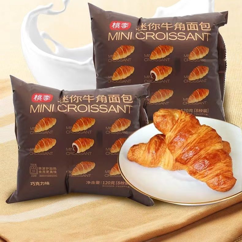 桃李迷你牛角面包120g