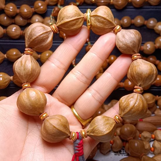 手串/手链橄榄核橄榄核手串铁核四花蜜桃2.3