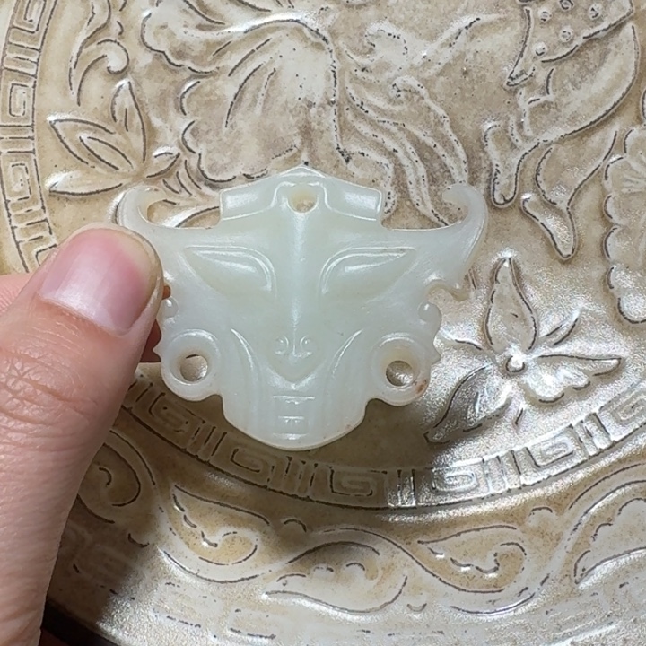 五***叔瓷片双鱼青瓷开片大碗