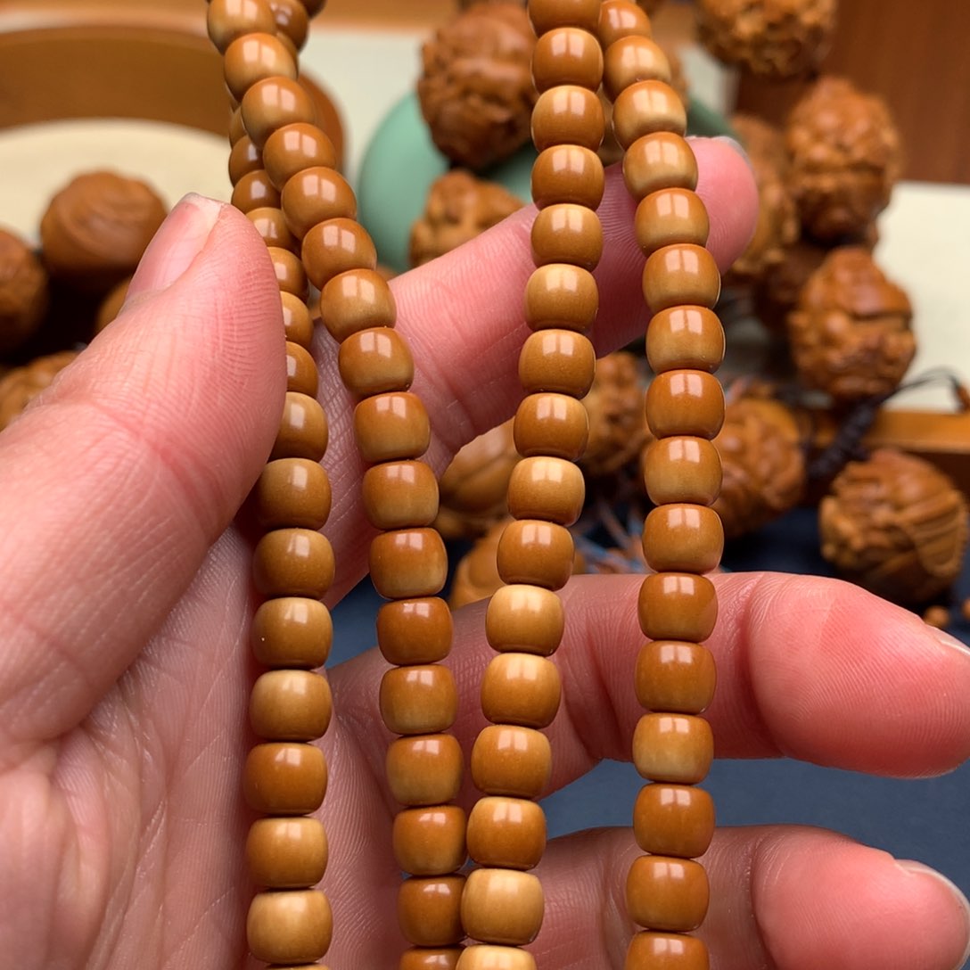 橄榄核手串/手链P*妞核尖