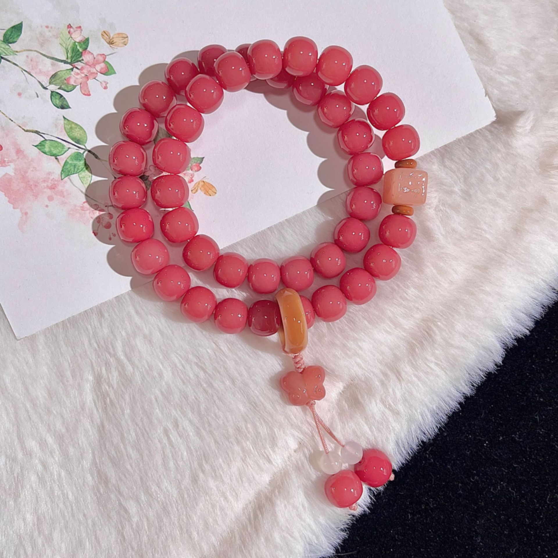 落棠清吟双圈尼泊尔天然菩提