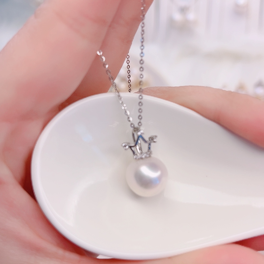 未镶嵌淡水珍珠吊坠(赠链)