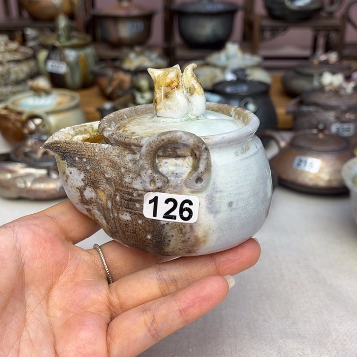 壶裸柴烧陶瓷茶具