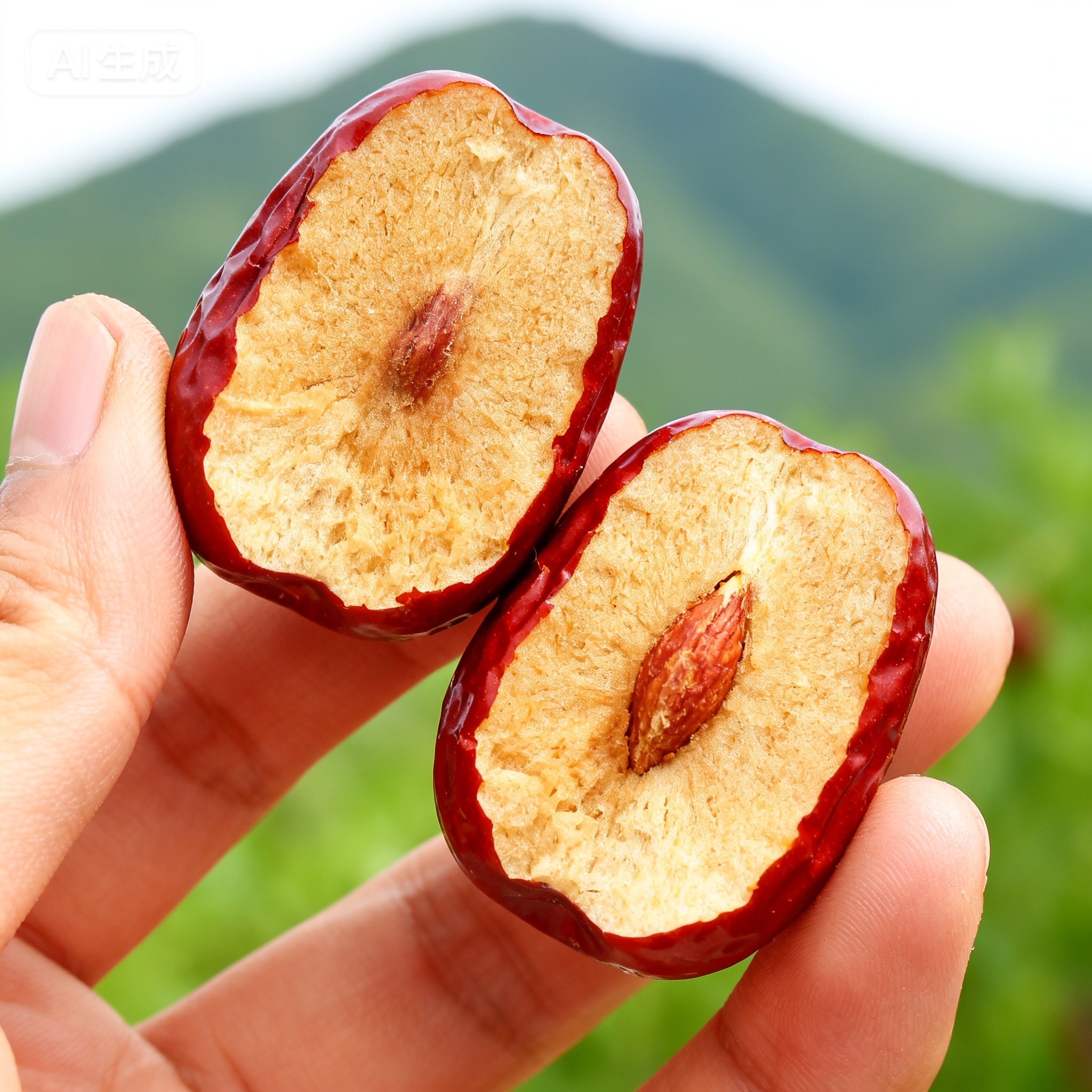 山里摘的红枣｜自然晒干，吃在嘴里都是枣香（秀秀）