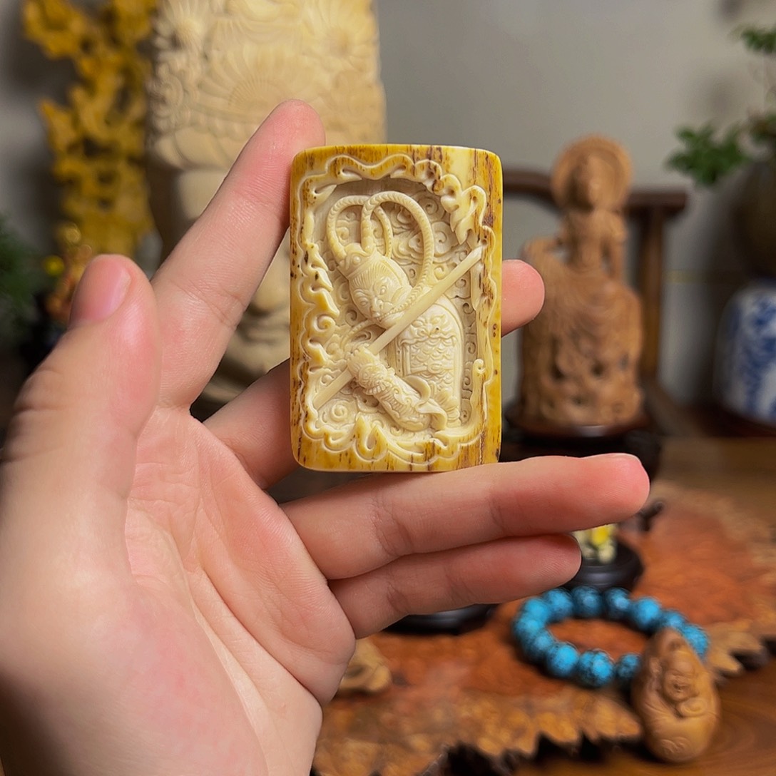 檀香木尚秋竹木雕刻m m