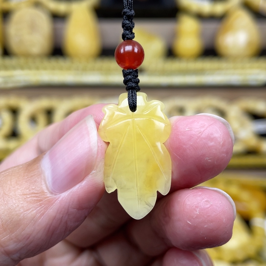 琥珀裸石未镶嵌琥珀蜜蜡