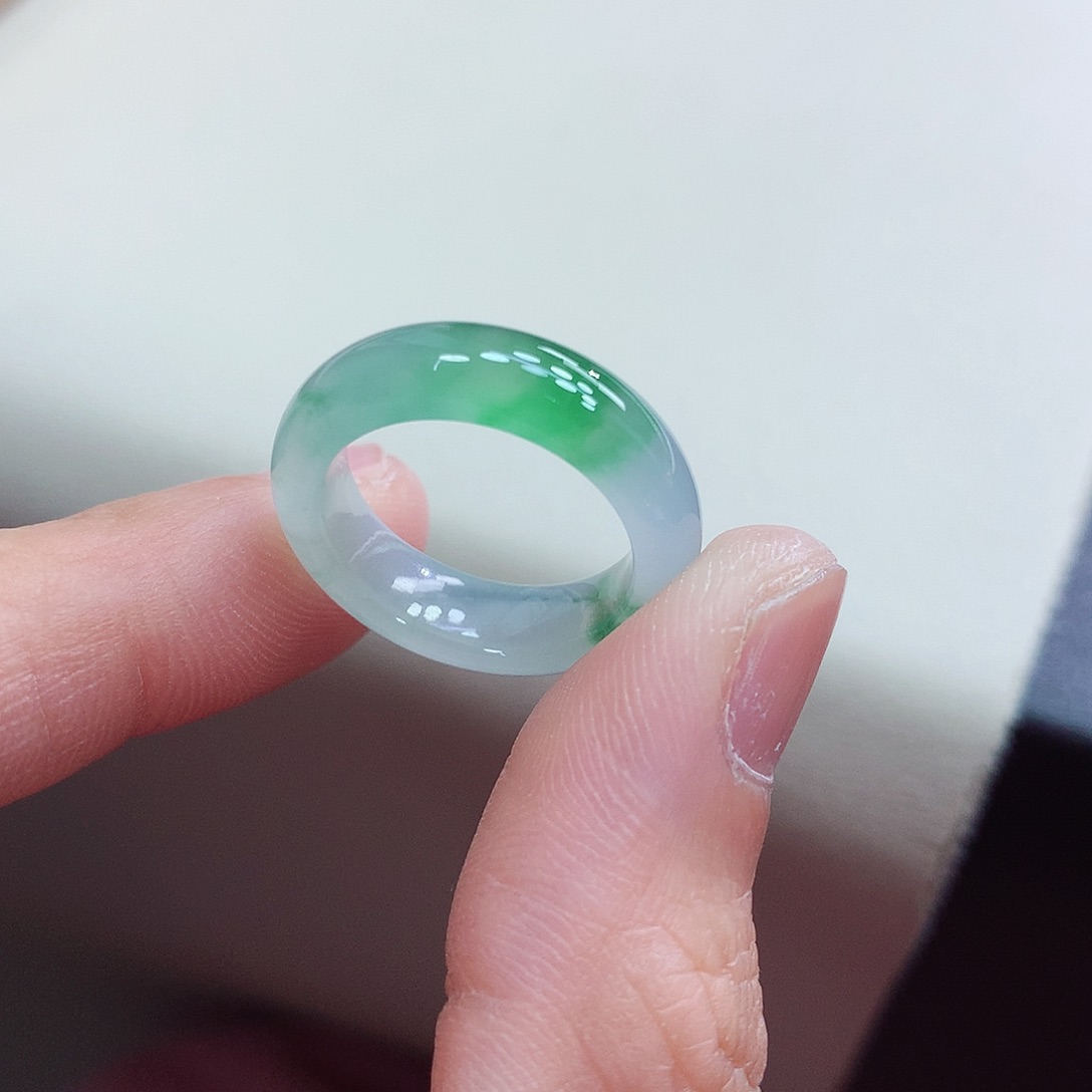 未镶嵌戒指翡翠12-13号