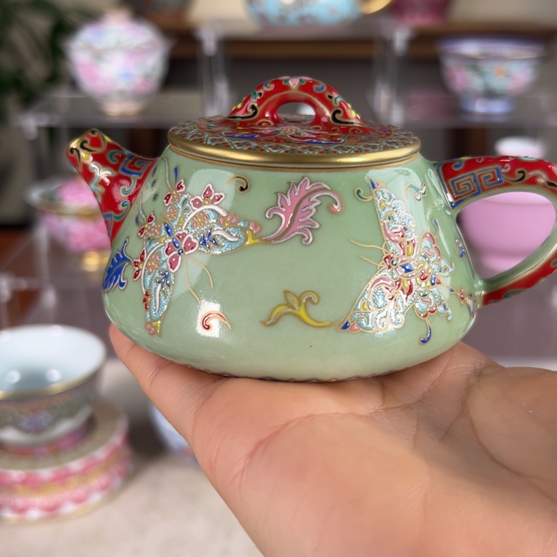 风**虹纯手工手绘 高端茶器