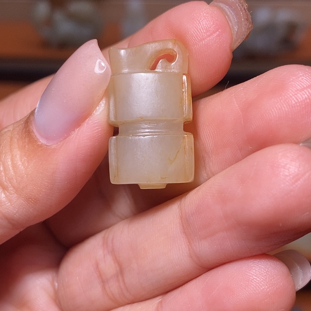 和田玉（糖玉）挂件未镶嵌祝*