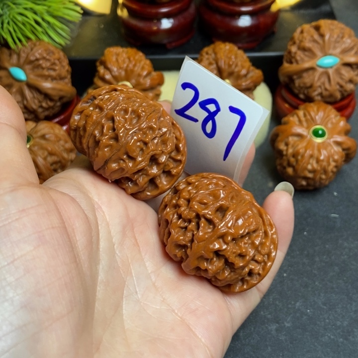 文玩核桃把件40苹果287