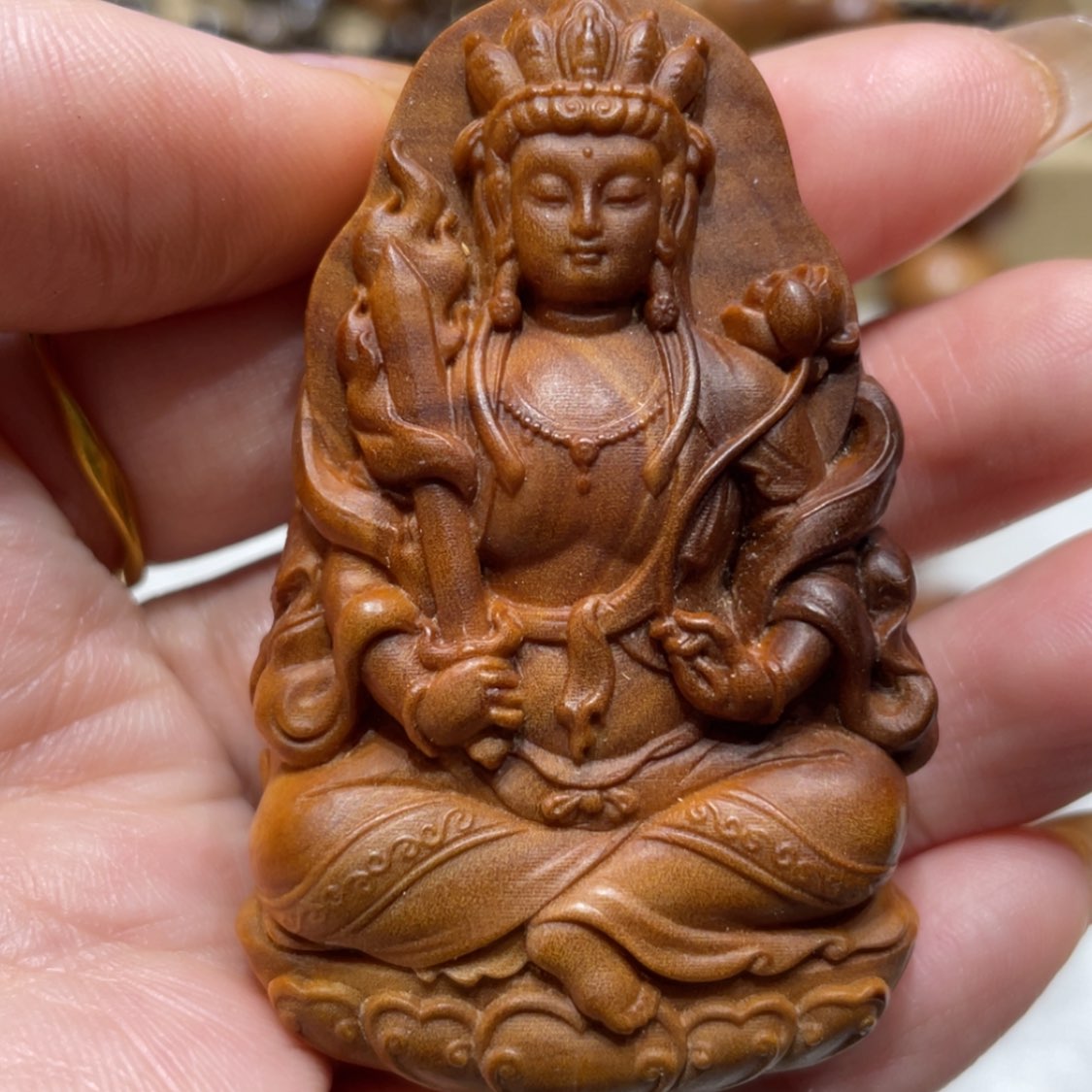 【闪购商品】檀香木吊坠米**多小吊坠