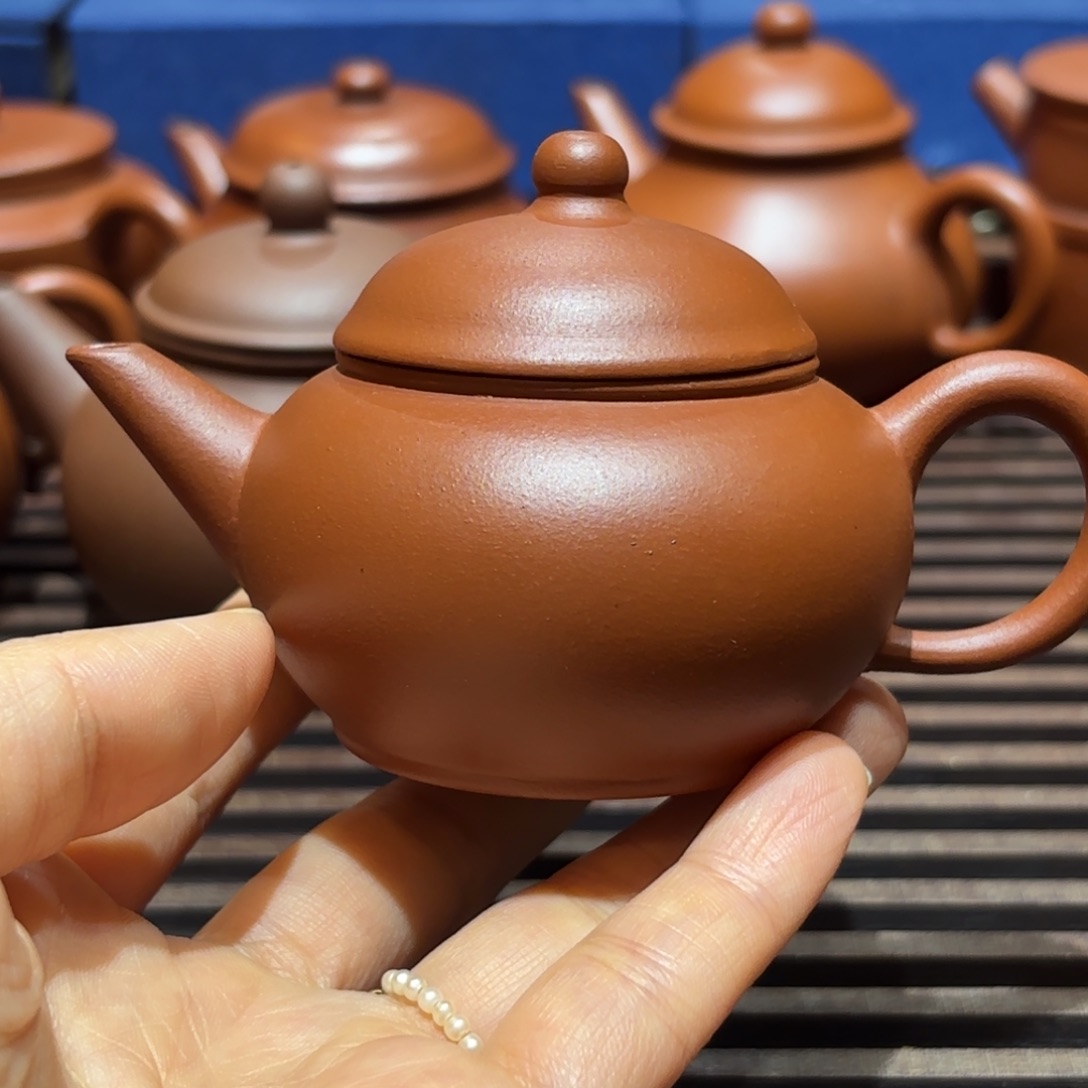 茶壶紫砂紫砂壶九十年代福记年糕土水平80cc