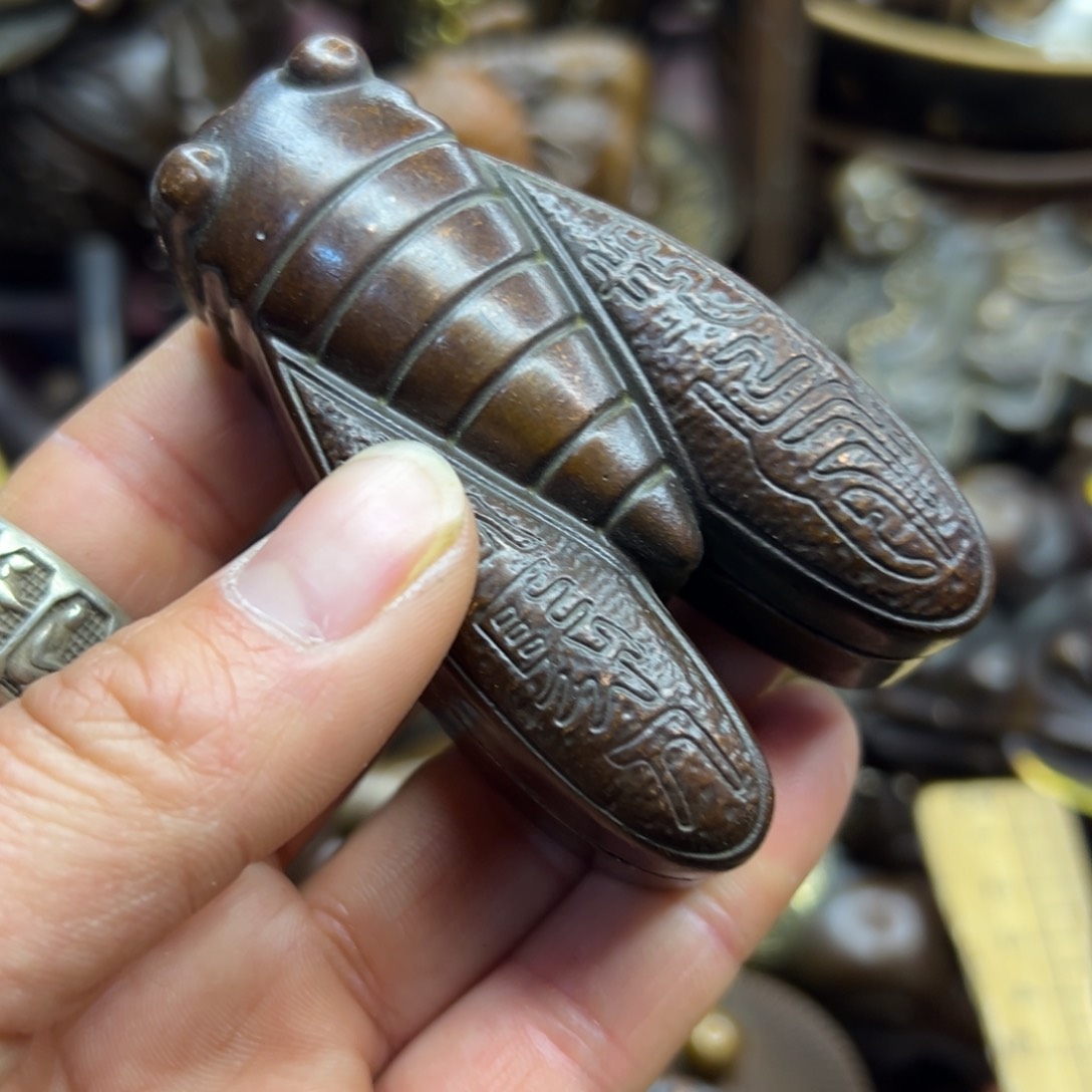 铜摆件欢迎欢迎你