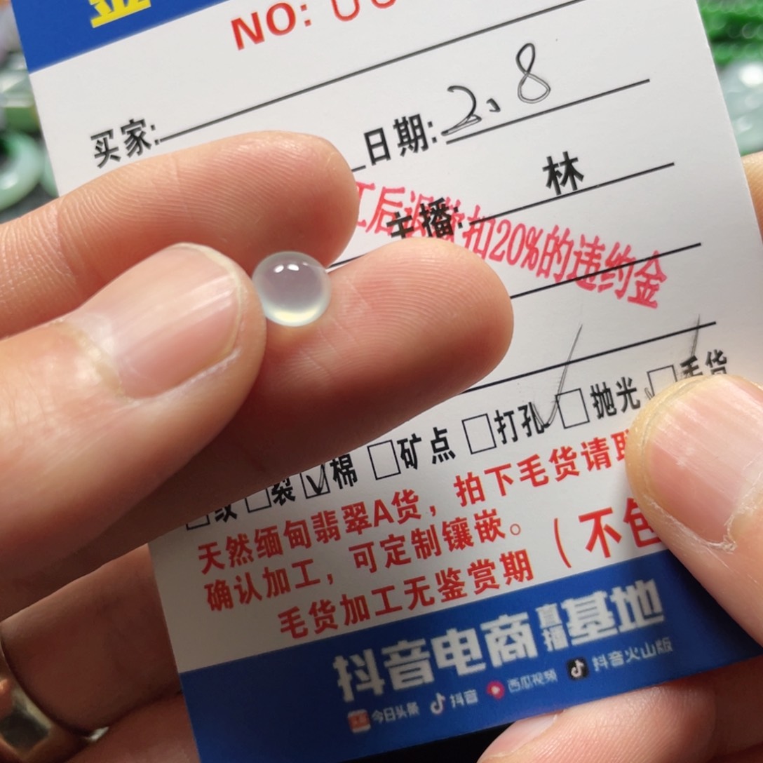 翡翠颈饰未镶嵌翡翠