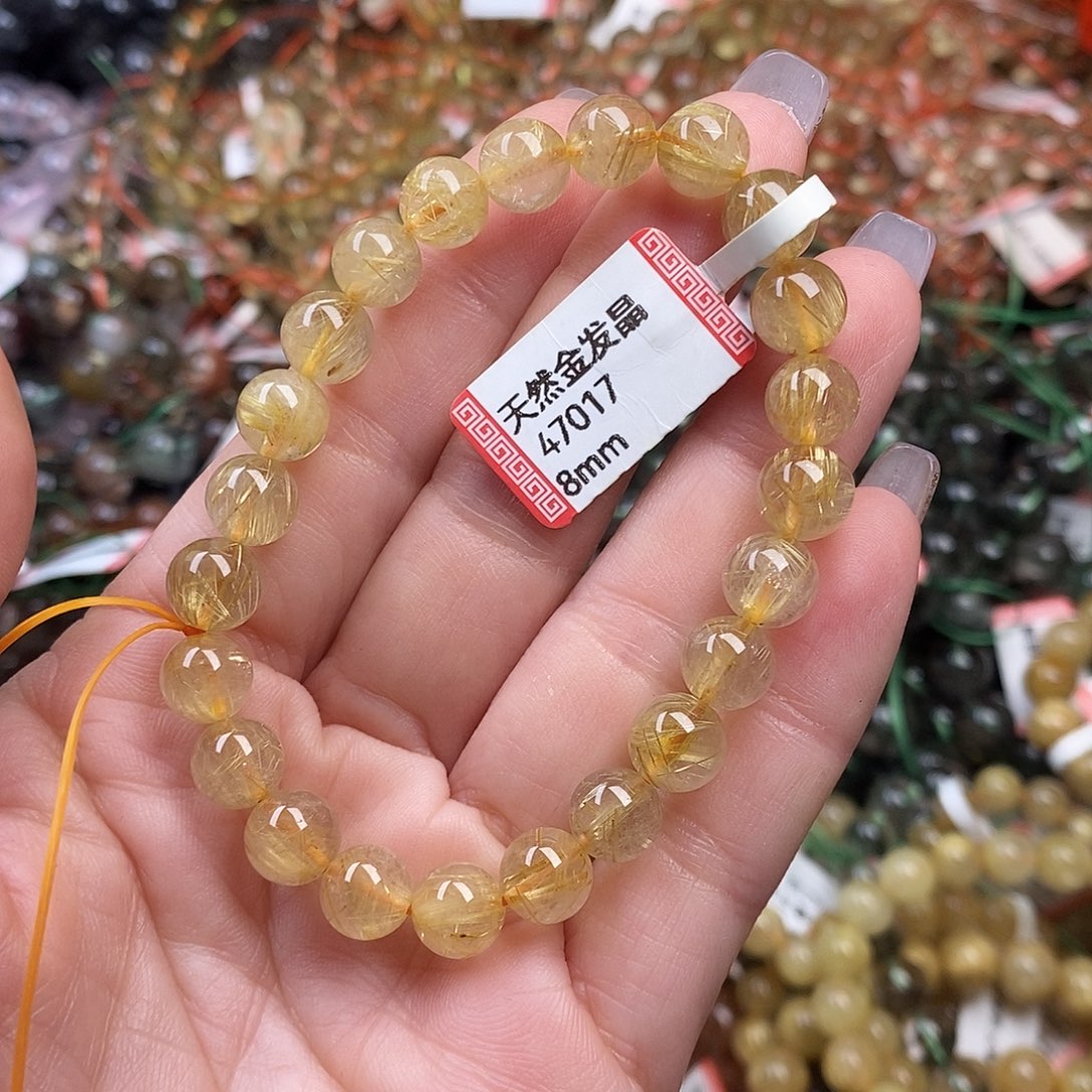 水晶手链未镶嵌包***i             