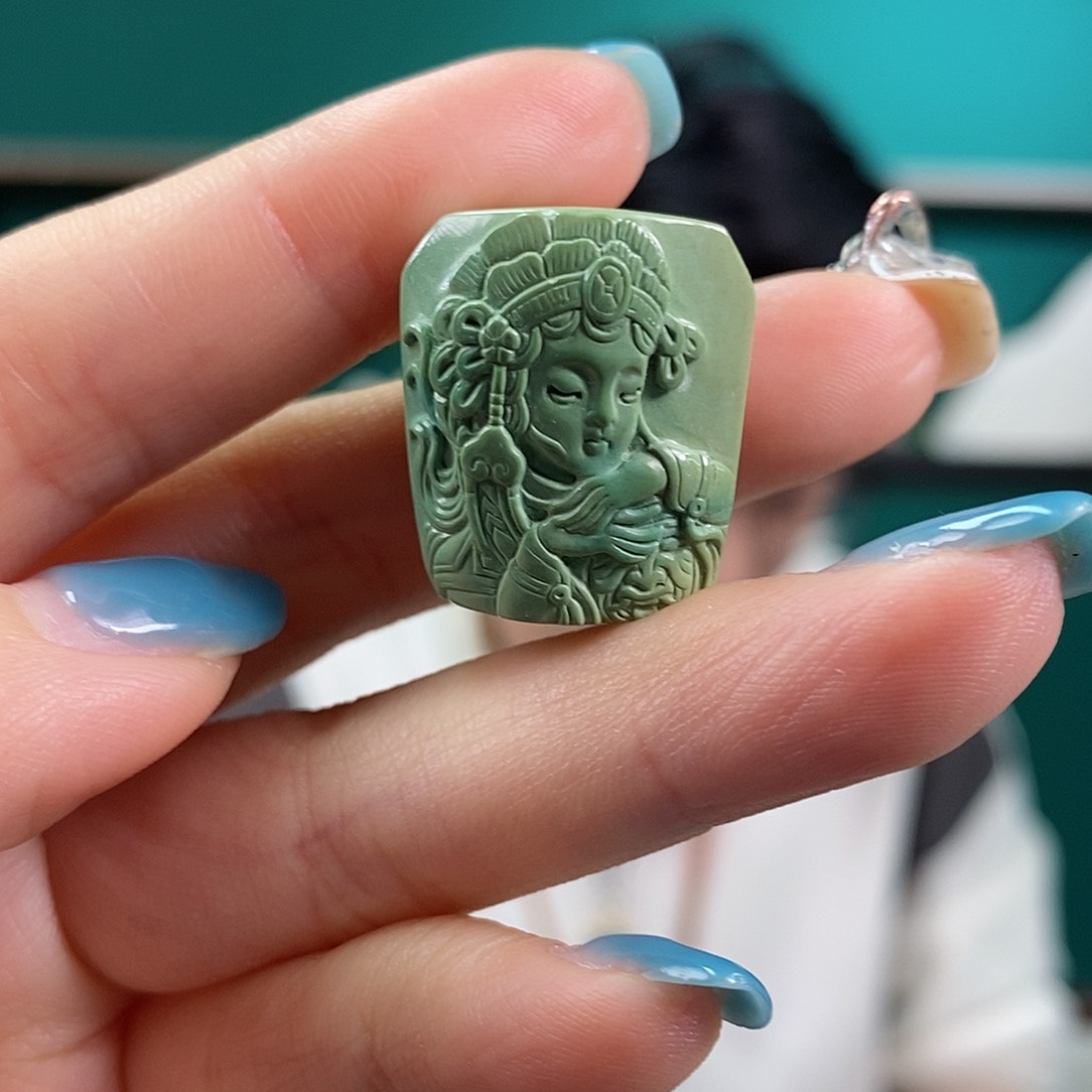 绿松石珠宝奇石未镶嵌