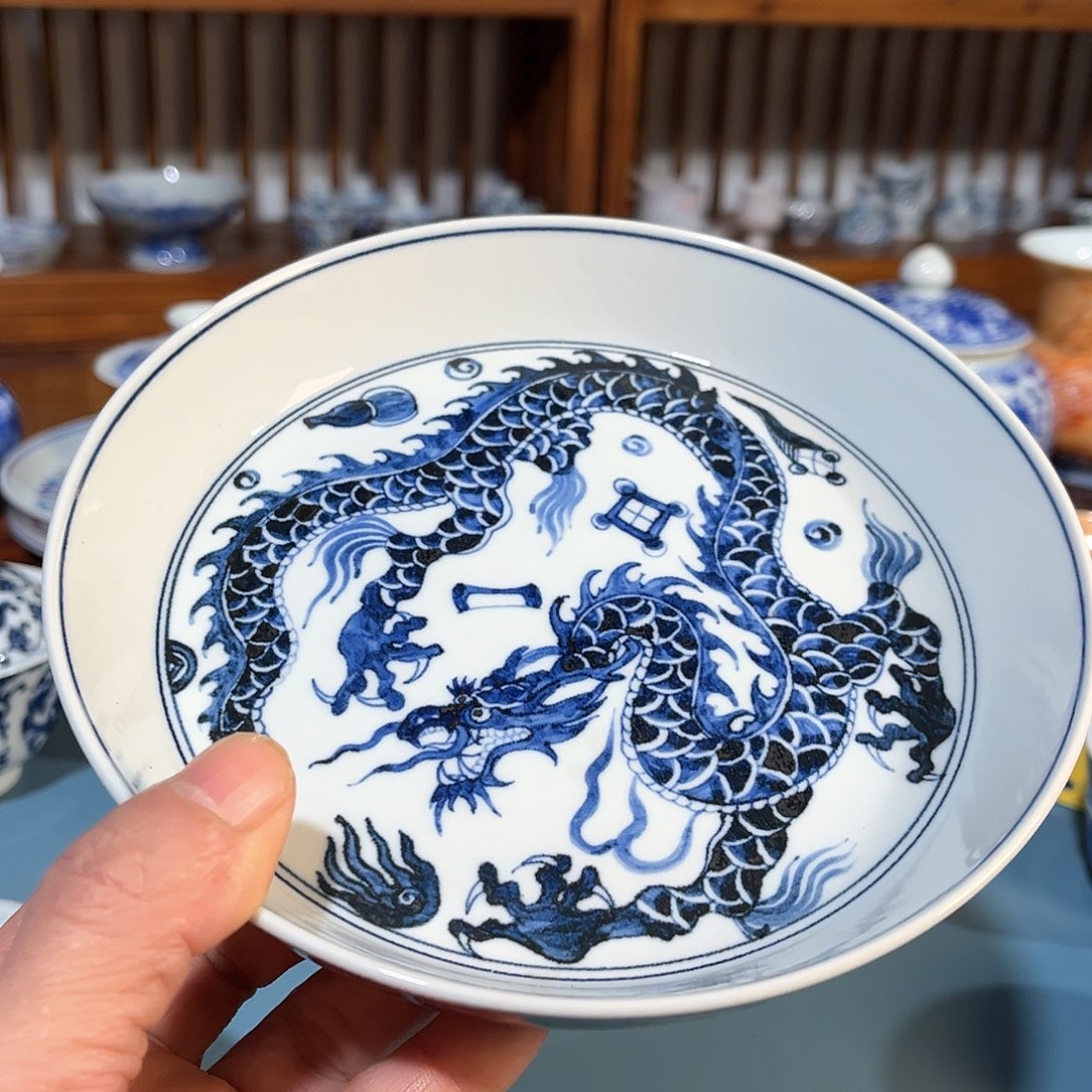 錡镇堂手工手绘壶承