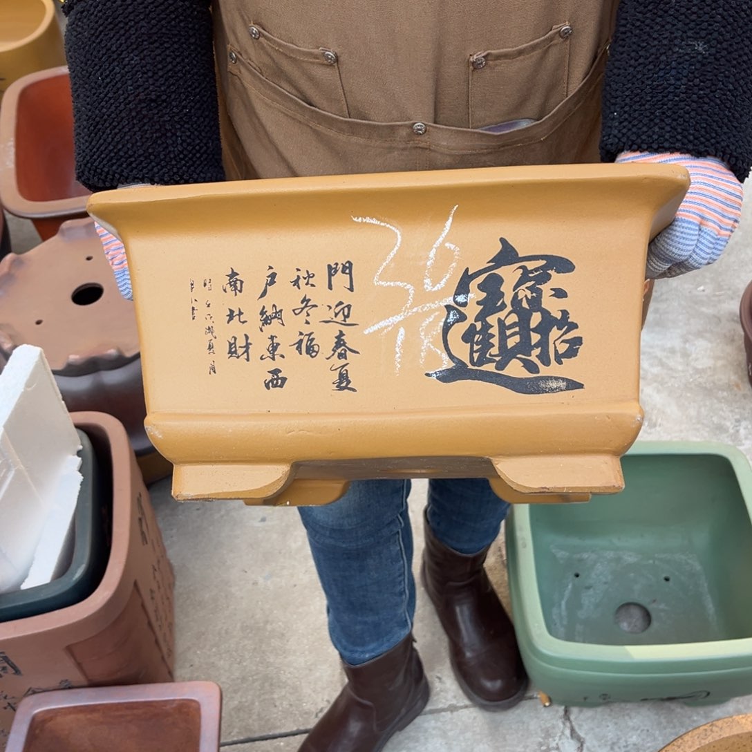 紫砂花盆盆景艺术