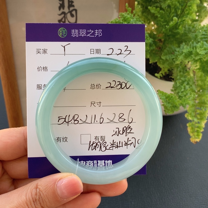 翡翠手镯未镶嵌刘**～翡翠手镯54