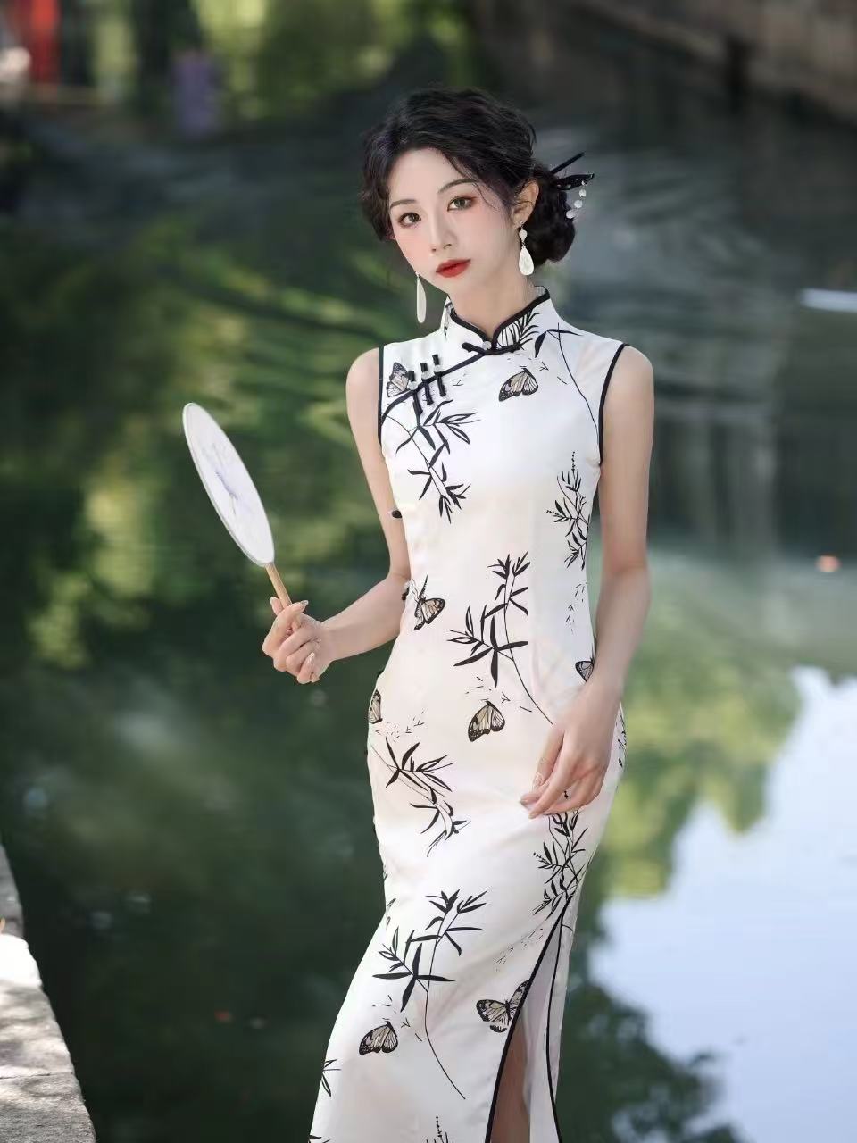 410换季清货专用链接短袖新中式国风长款高货旗袍气质日常时尚