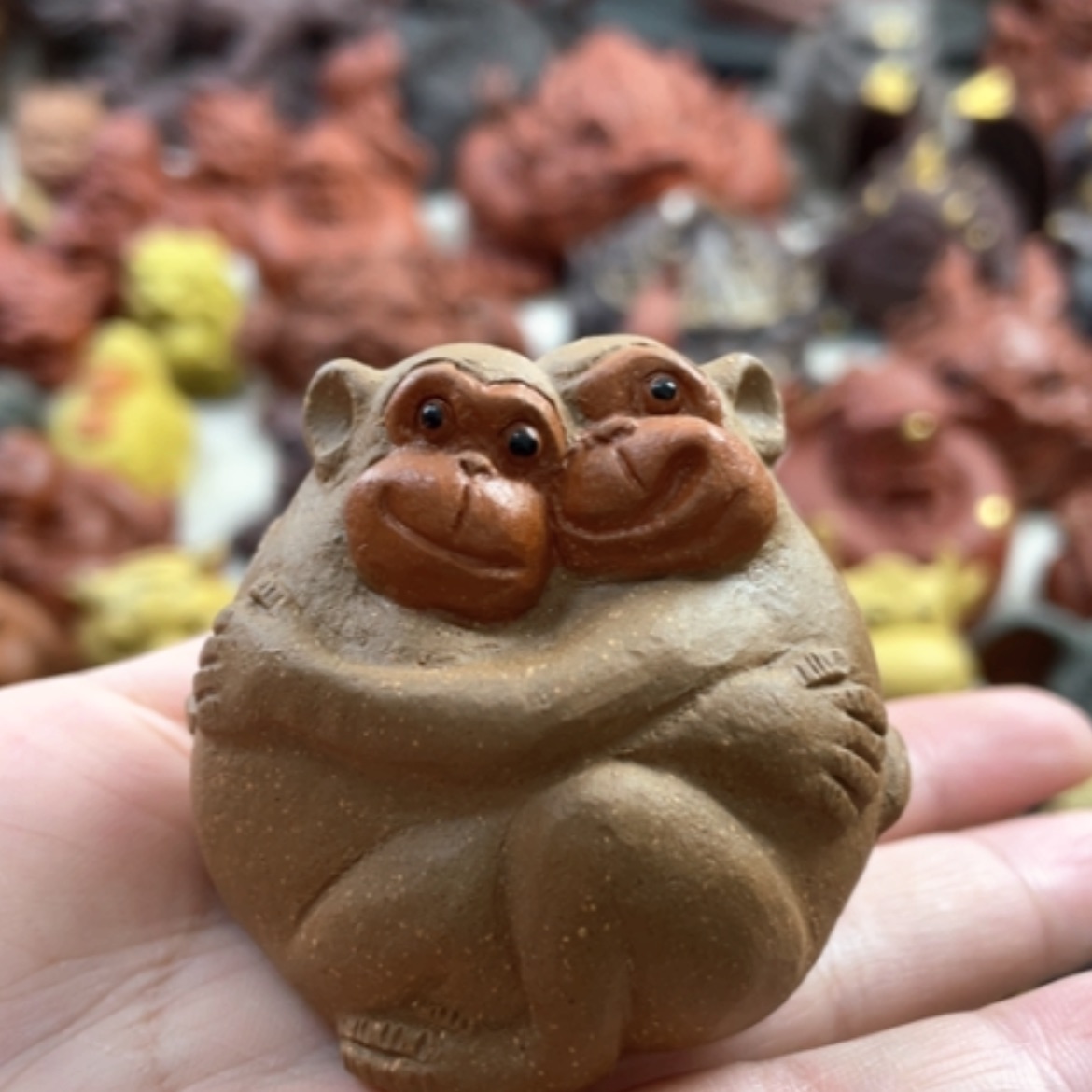 【闪购商品】紫砂茶宠紫砂猴子