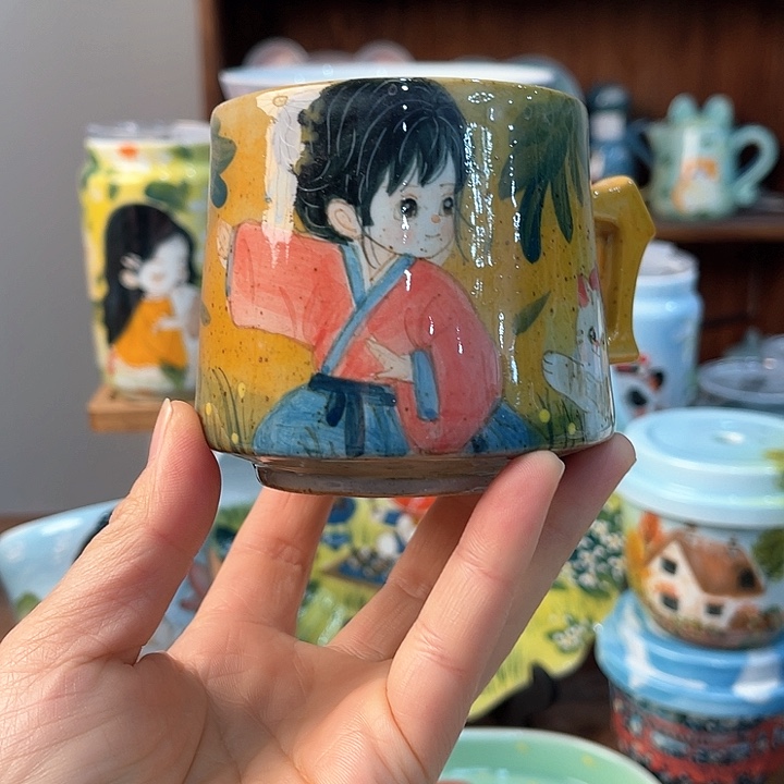 陶果**你景德镇釉下手绘陶瓷 