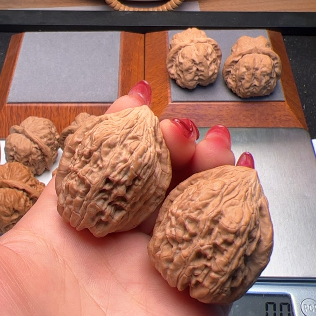 文玩核桃把件金钱豹36